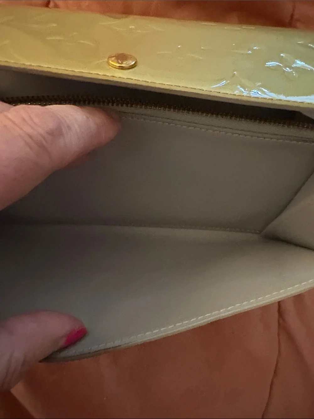 Louis Vuitton monogram embossed